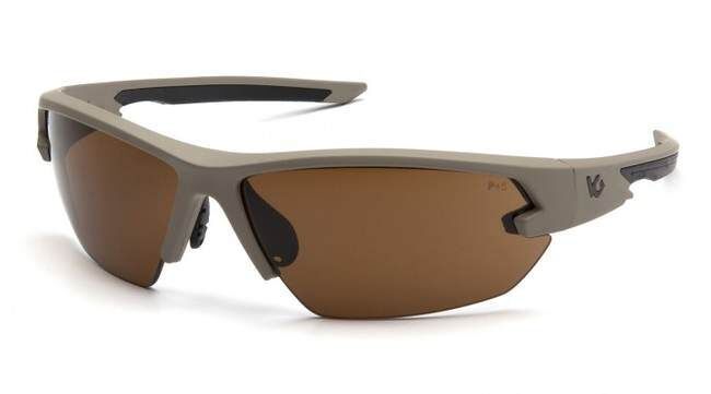 Pyramex Semtex 2.0 Bronze Anti-Fog Lens With Frame - Tan