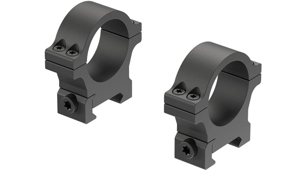 Leupold Medium Matte Open Range Cross-Slot Rings, 30mm