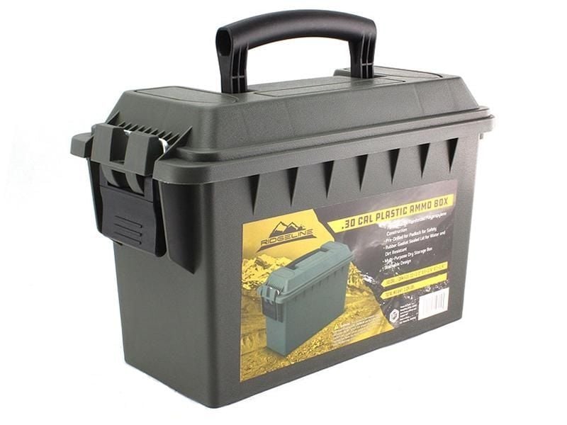 Ridgeline .30 Cal OD Green Plastic Storage Box/Ammo Can