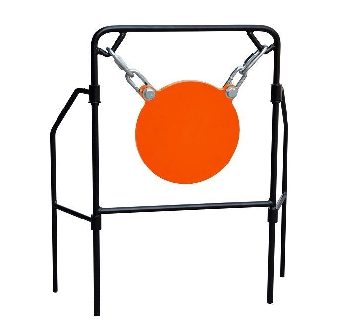 Ridgeline AR500 Gong with Stand, 8-In x 1/2-In