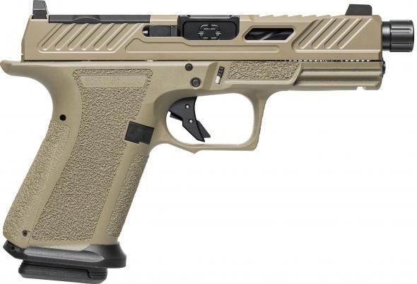 Shadow Systems MR920 FDE 9mm Compact Pistol with Threaded Barrel, 15-Rd