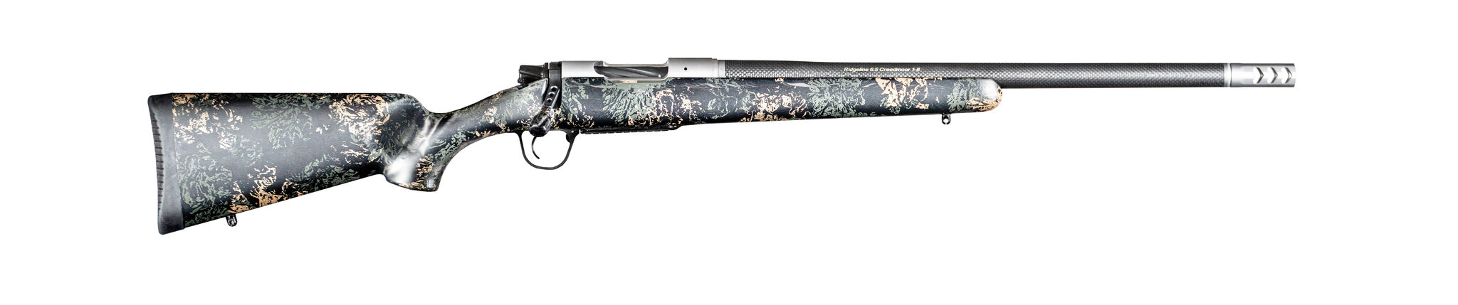 Christensen Arms Ridgeline FFT 6.8 Western 20" Stainless & Green/Tan Bolt Action Rifle, 3-Rd