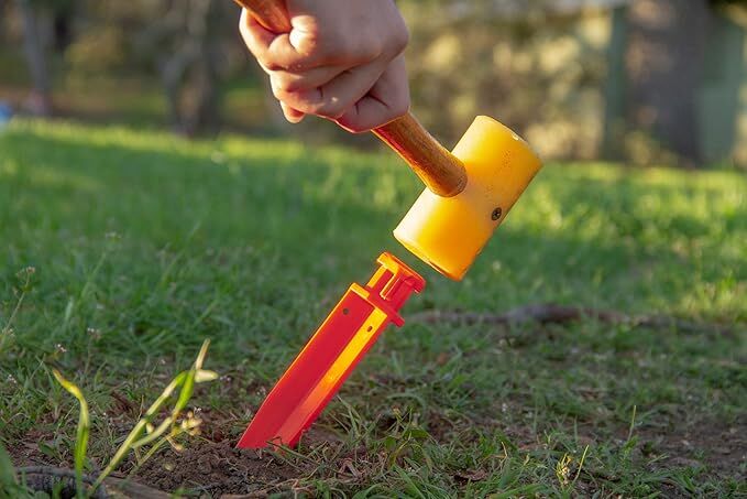 Sona Enterprises Survivor Series Orange Ground Stake, 11-In
