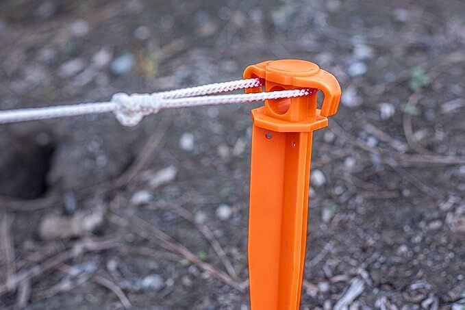 Sona Survivor Series Orange Ground Stake, 16-In