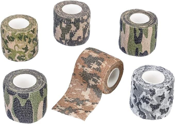 Sona Enterprises Adhesive Free Camouflage Wrap Single Roll, 2-In x 15-In