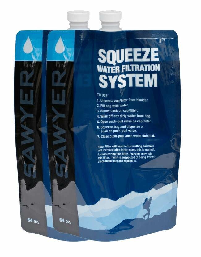 Sawyer 2 Pack 64 Ounce Squeezable Pouch