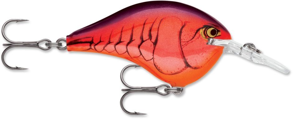 Rapala Dives To Series 6-Ft Depth Demon Crankbait, 3/8-Oz, 2-In