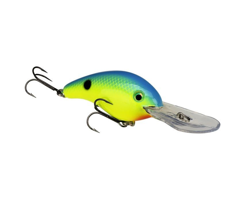 Strike King Pro Model S5XD Chartreuse/Blue Back Crankbait, 5/8-Oz