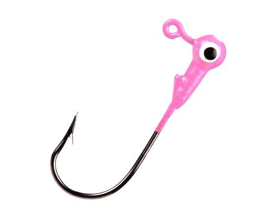 Mr. Crappie Jig Head Pink, 1/32-Oz, 8-Pk
