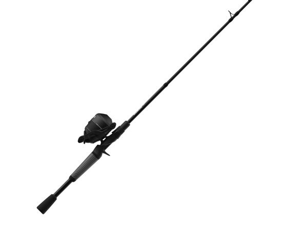 Zebco 33 Black 2-Pc Medium Spincast Combo, 6-Ft