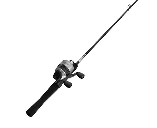 Zebco 33 Silver Medium Spincast Combo, 6-Ft
