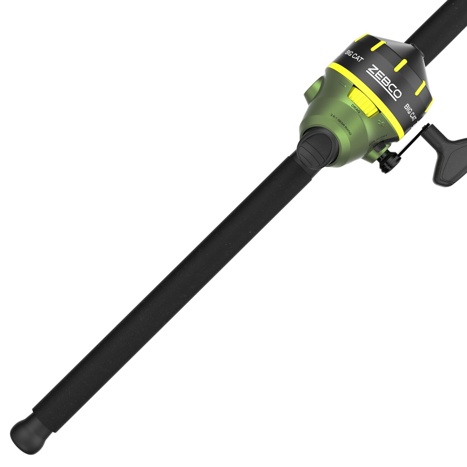 Zebco Big Cat Spincast Combo Medium Heavy, 2-Piece, 7-ft