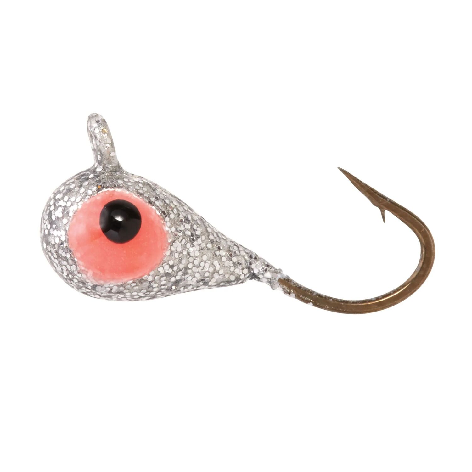 Eagle Claw Lazer Sharp Artic Tungsten Silver Sparkle Ice Jig, #10, 1/12-Oz