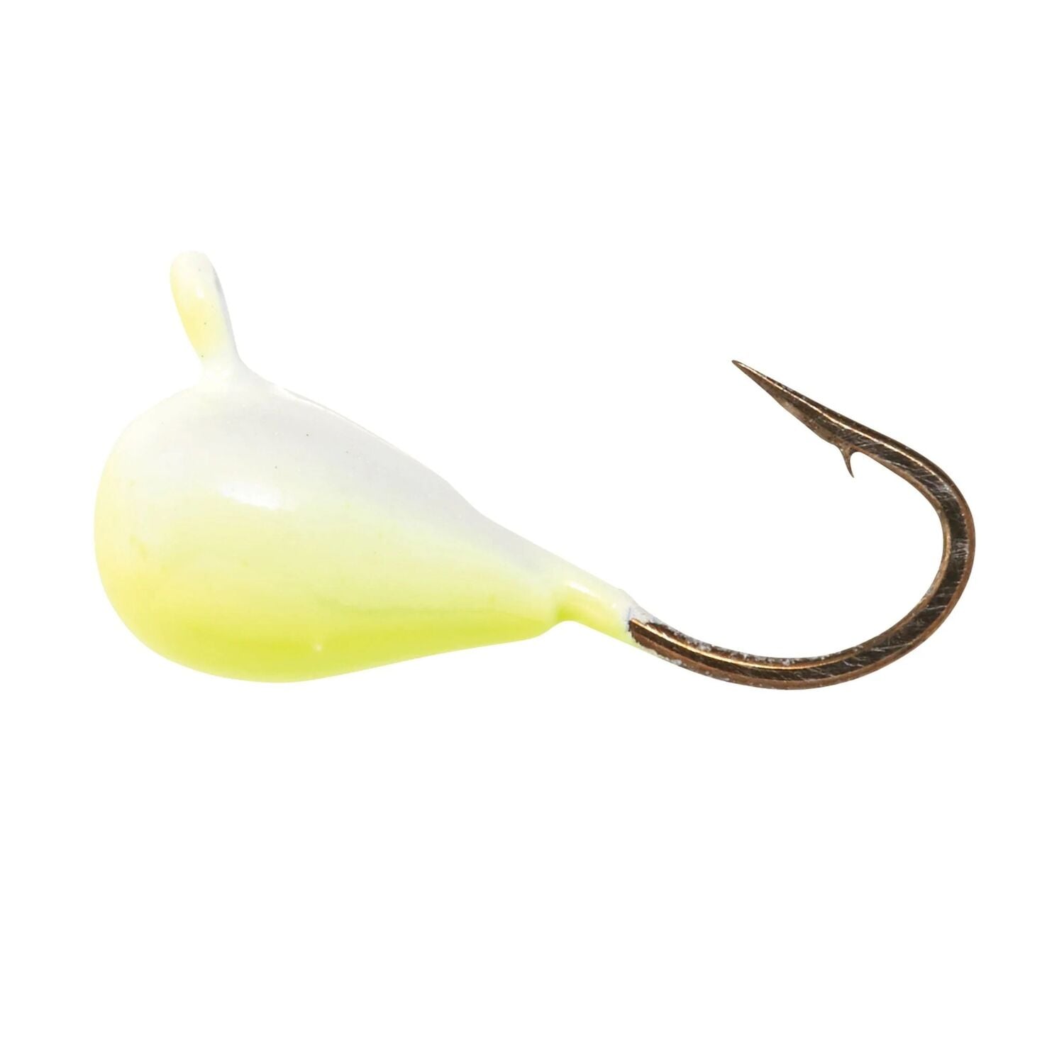 Eagle Claw Lazer Sharp Artic Tungsten Chartreuse/White Ice Jig, #12, 1/24-Oz