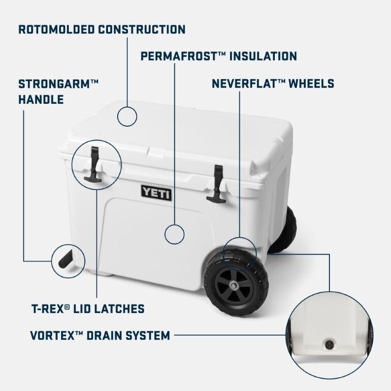 Yeti Tundra Haul Cooler - Navy, 55 qt