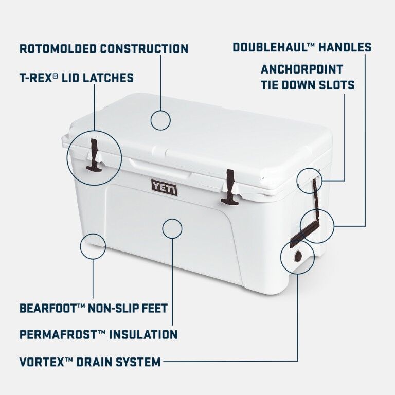 YETI Tundra Tan 75 Hard Cooler, 75-Qt