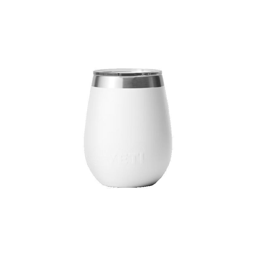 Yeti White Rambler Wine Tumbler with MagSlider Lid, 10-Oz