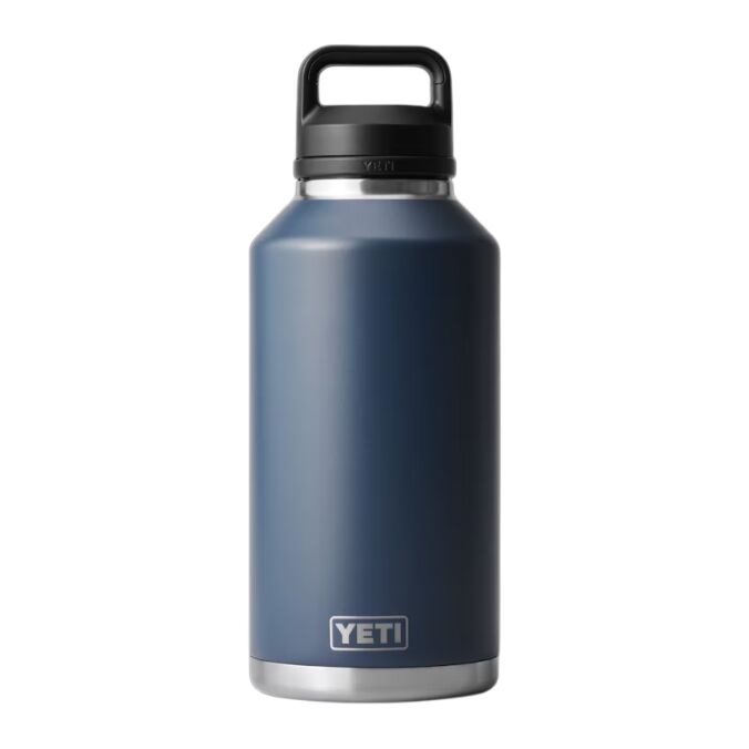 Yeti Navy Rambler Water Botte, 64-Oz