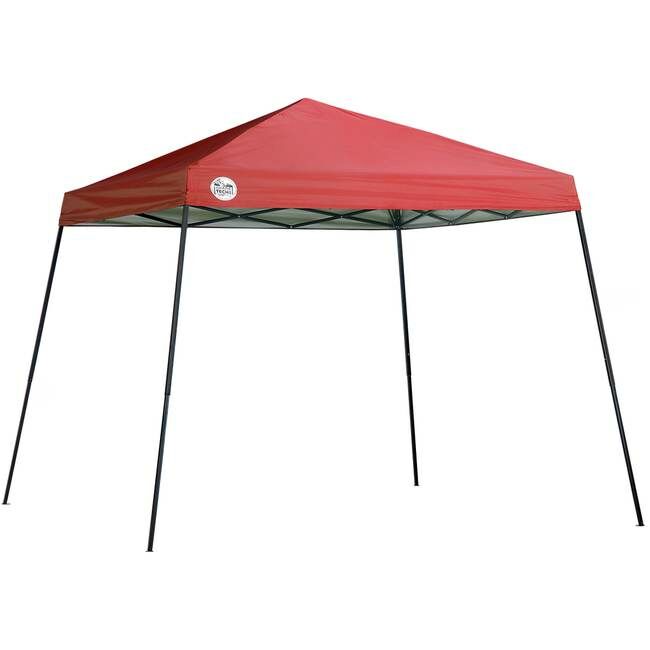 Shelterlogic Slant Leg Pop-Up Canopy - Red