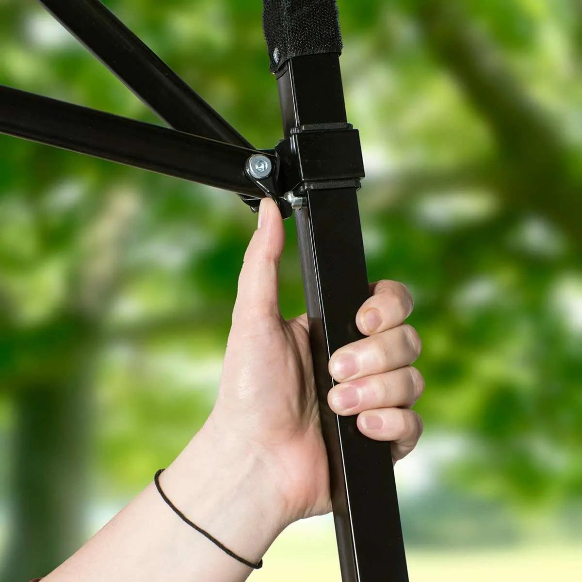 Quik Shade Shade Tech Instant Blue Canopy, 10-Ft X 10-Ft