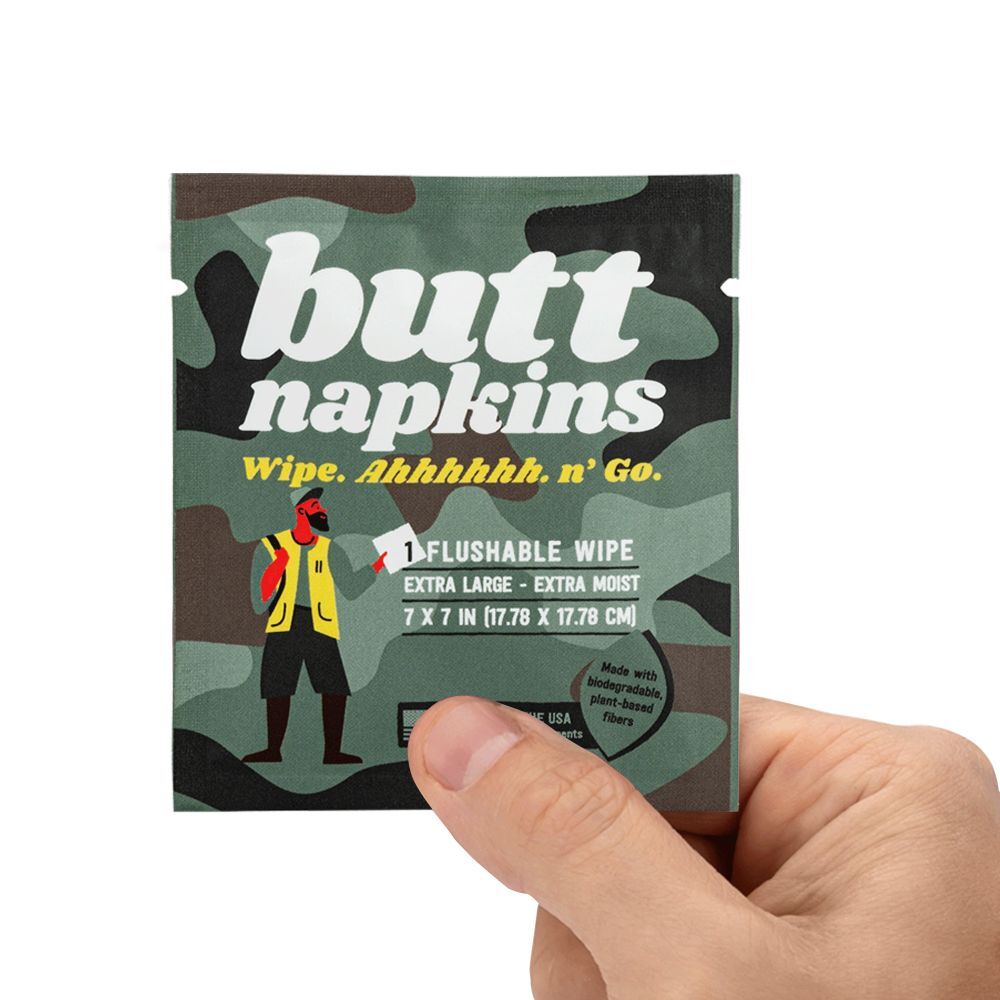 Butt Napkins Hunting Butt Napkins Single