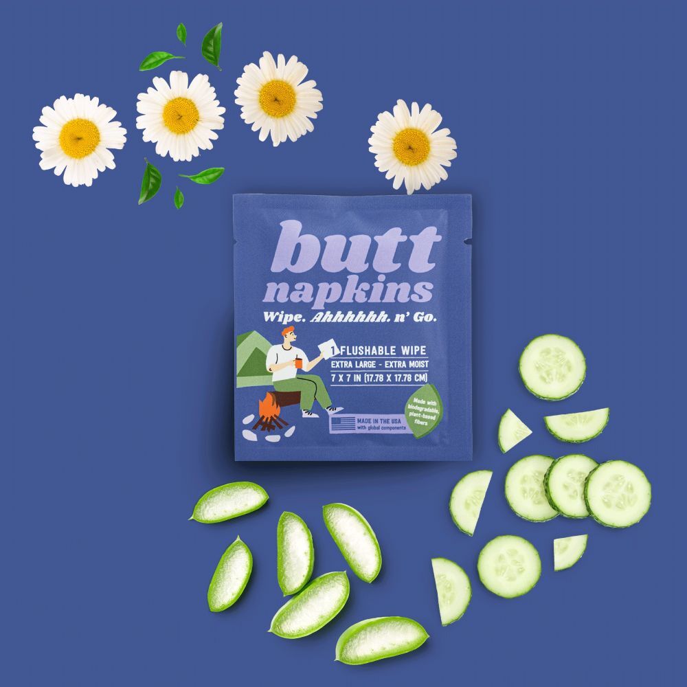 Butt Napkins Camping Butt Napkins, 10-Pk