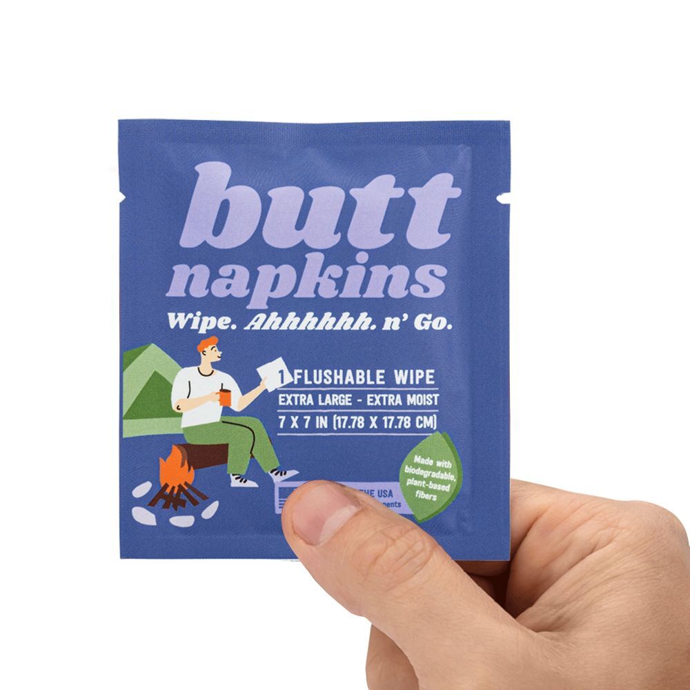 Butt Napkins Camping Butt Napkins, 10-Pk