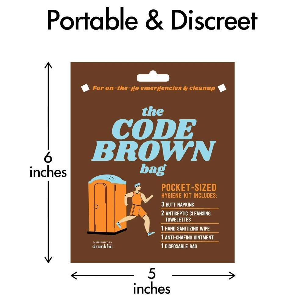 Butt Napkins The CODE BROWN Bag