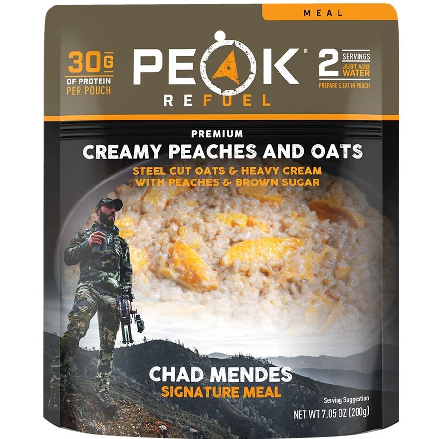 Peak Refuel Creamy Peaches and Oats Freeze Dried Meal