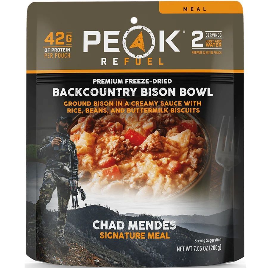 Peak Refuel Backcountry Bison Bowl Freeze Dried Meal