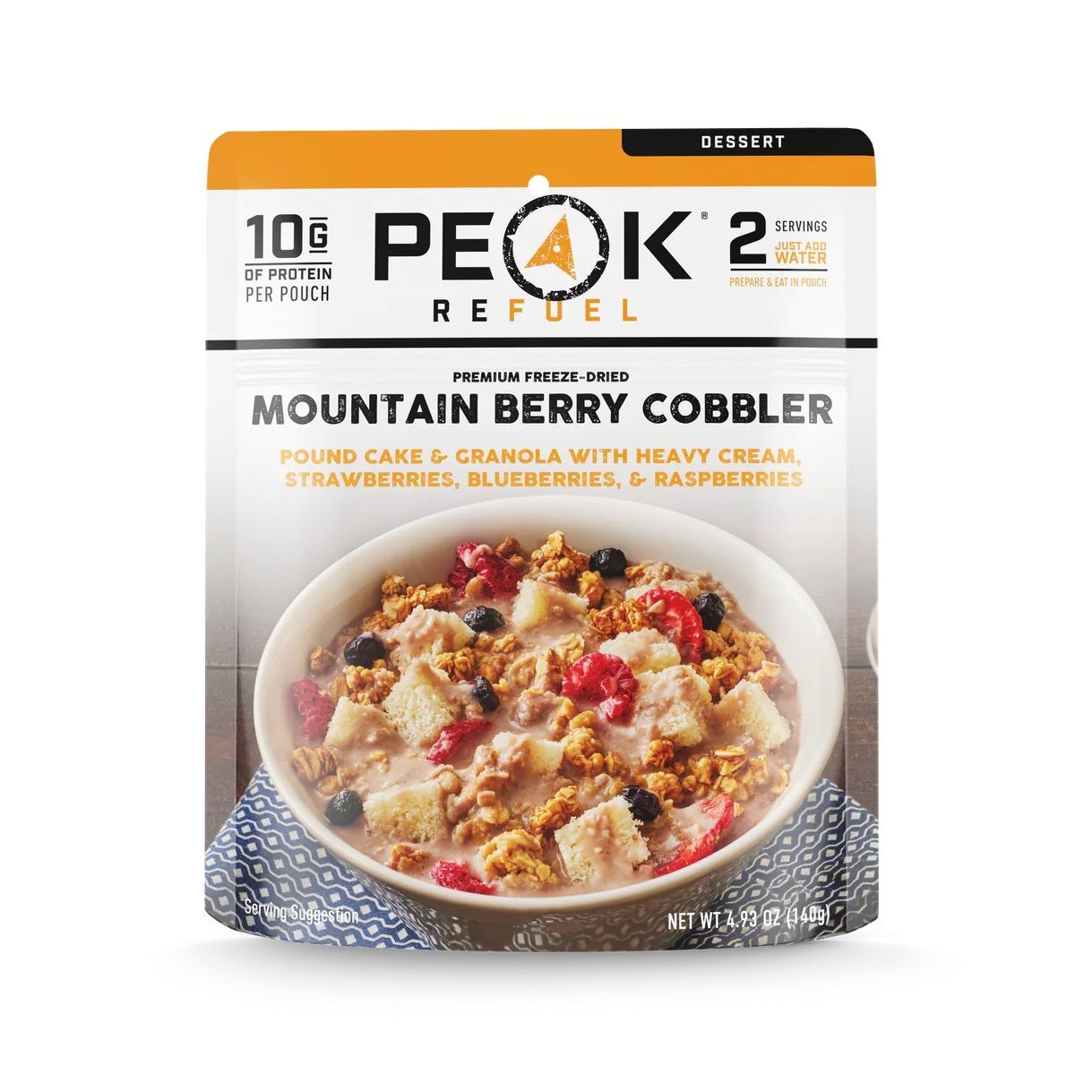 Peak Refuel Mountain Berry Cobbler Freeze Dried Meal
