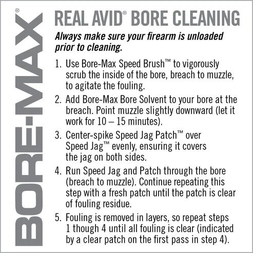 Real Avid Bore-Max Speed Jags & Patches