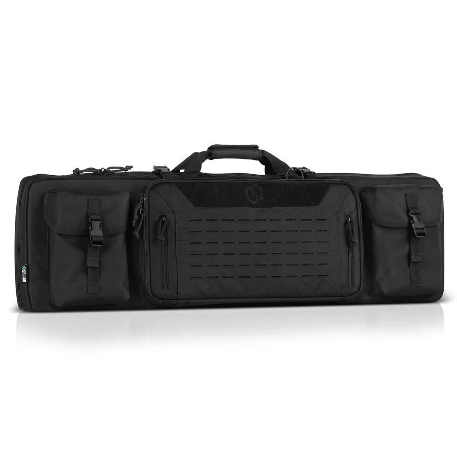 Savior Equipment Black Urban Warfare Double Rifle Case, 42-In
