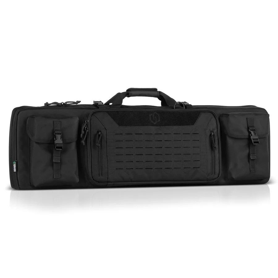 Savior Equipment Black Urban Warfare Double Rifle Case, 51-In