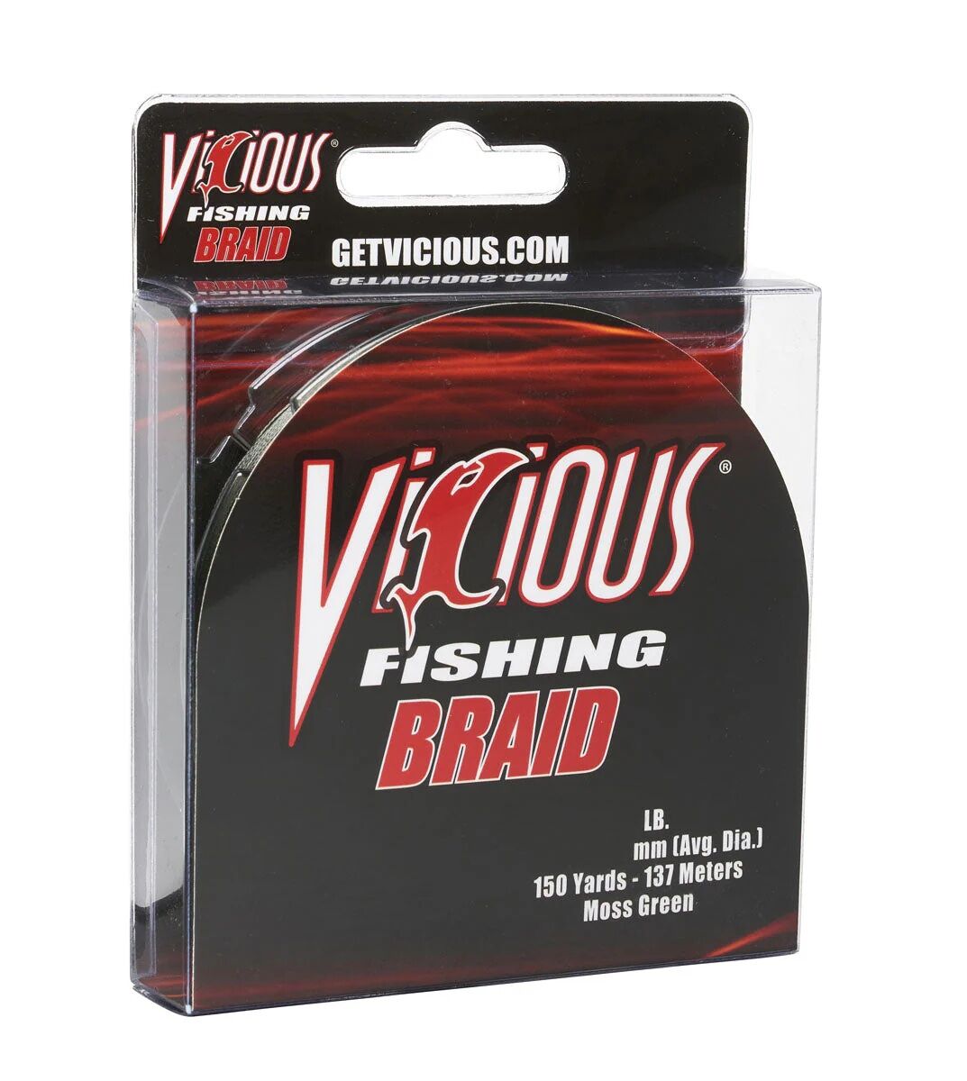 Vicious Fishing Standard Green 30-Lb Fishing Braid, 150-Yd