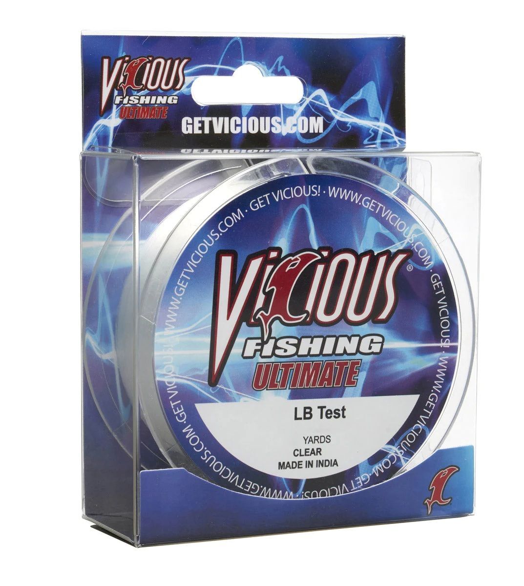 Vicious Ultimate Clear Mono Fishing Line, 10-Lb, 330-Yd