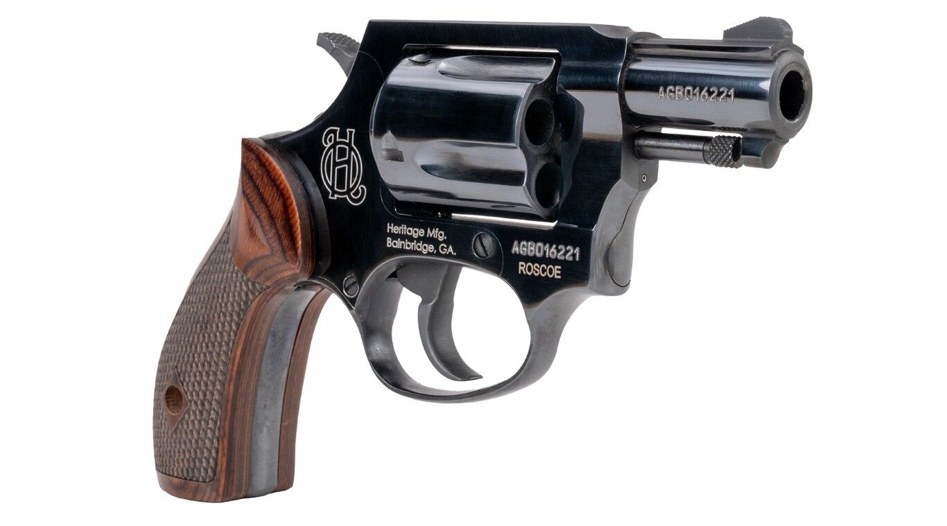 Heritage Roscoe Wood .38 Special +P 2" 5-Shot Revolver