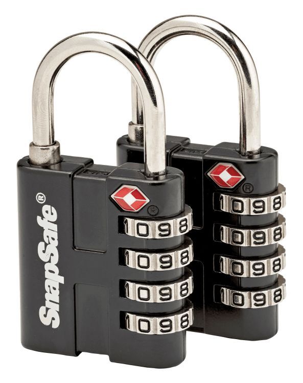 SnapSafe Padlock Tsa - 2 Pack