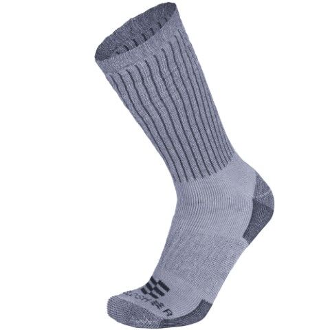 Mobile Warming Men's Wool Sock 2-Pk in Blue/Grey