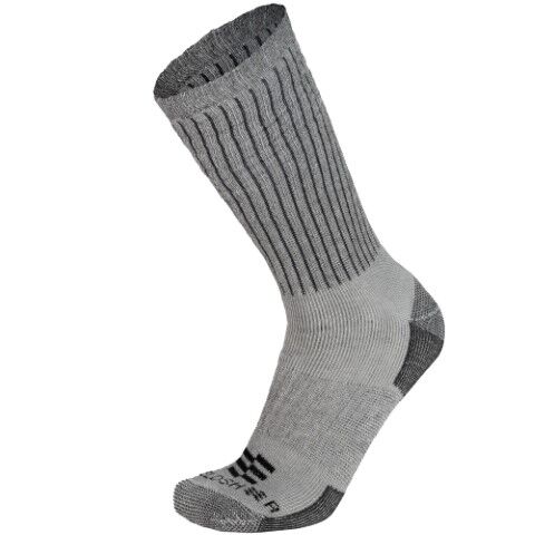 Mobile Warming Men's Wool Sock 2-Pk in Blue/Grey