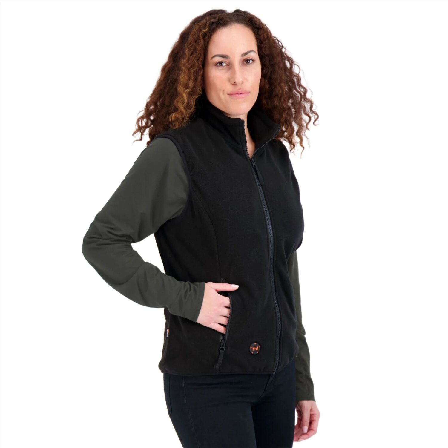 Mobile Warming Women's Trek Heated Vest in Black