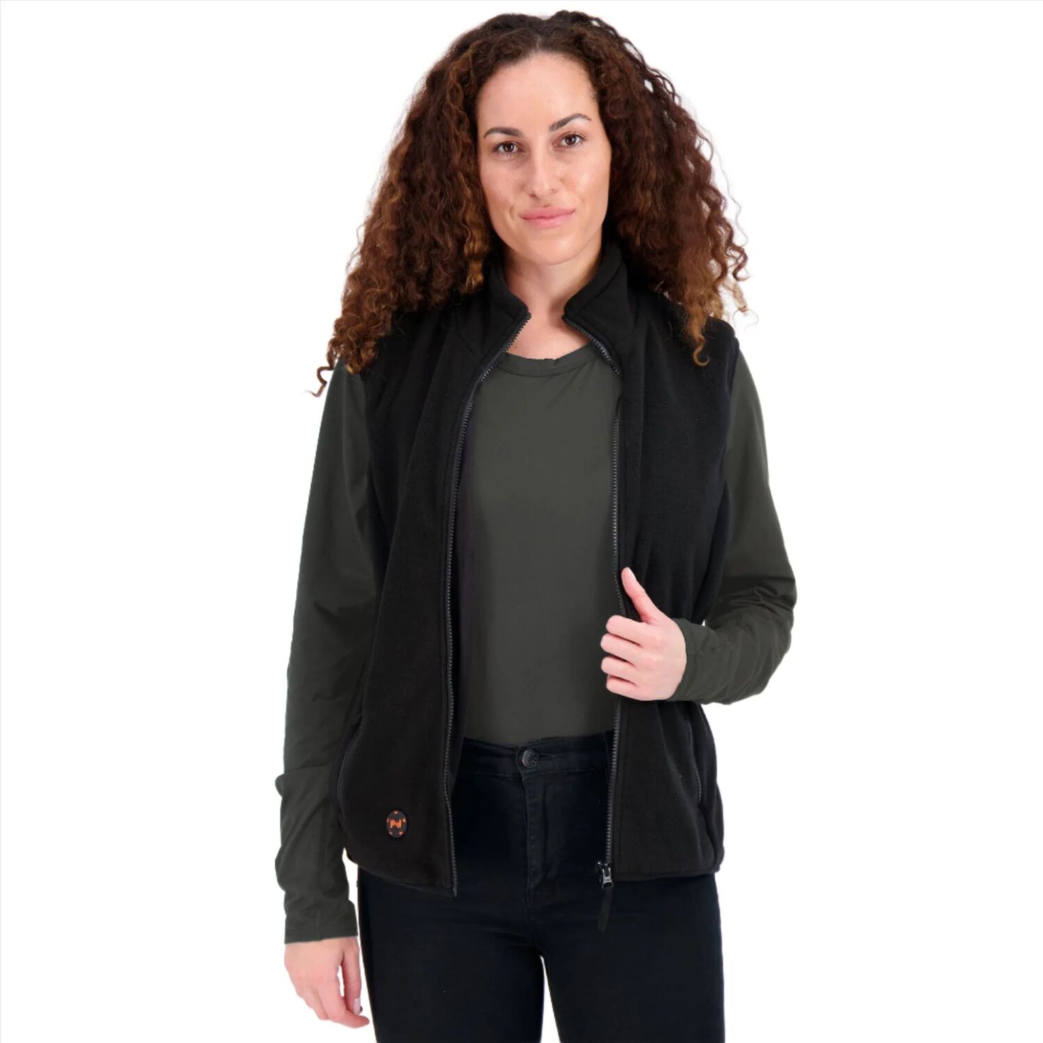 Mobile Warming Women's Trek Heated Vest in Black