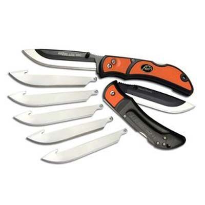 Outdoor Edge Cutlery Knife Razor Lite Orange - 3.5 in