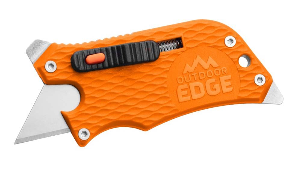 Outdoor Edge Cutlery Knife Slidewinder Orange - 0.75 in