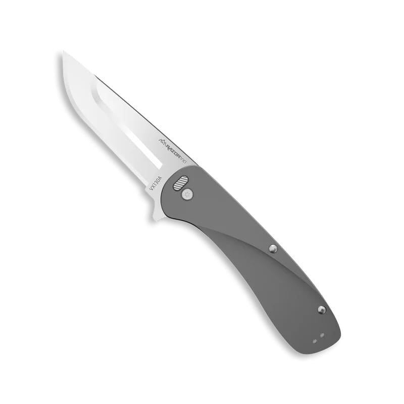 Outdoor Edge Silver Razor VX1 Day Carry Pocket Knife With Replaceable Blade
