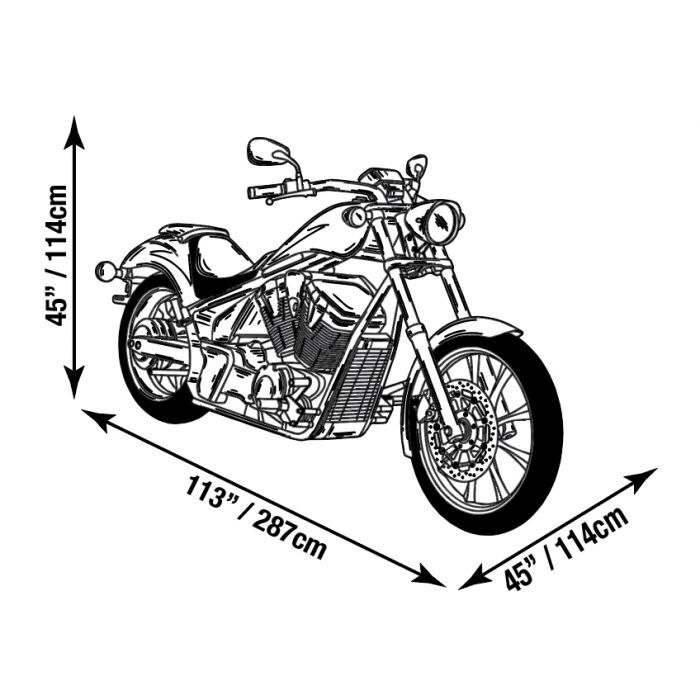 RAIDER XL DT Series Heavy Duty Motorcycle Cover