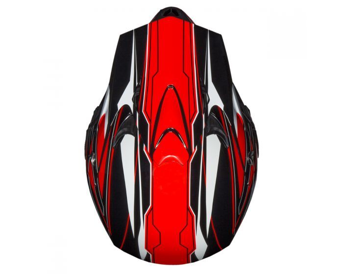 Raider RX1 Adult MX Off-Road Red Helmet