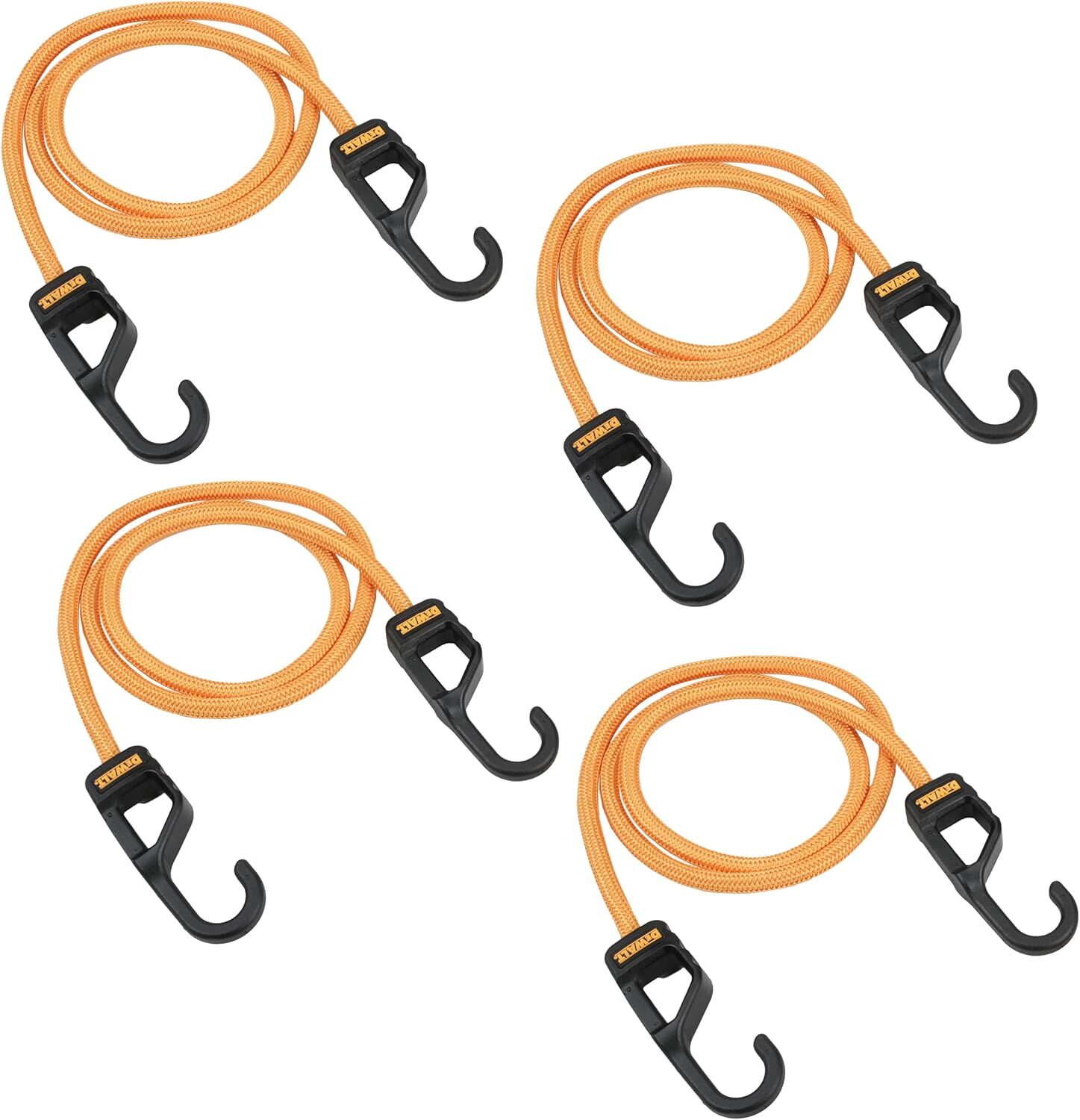 DeWalt Heavy Duty Bungee Cords, 48-In, 4-Pk