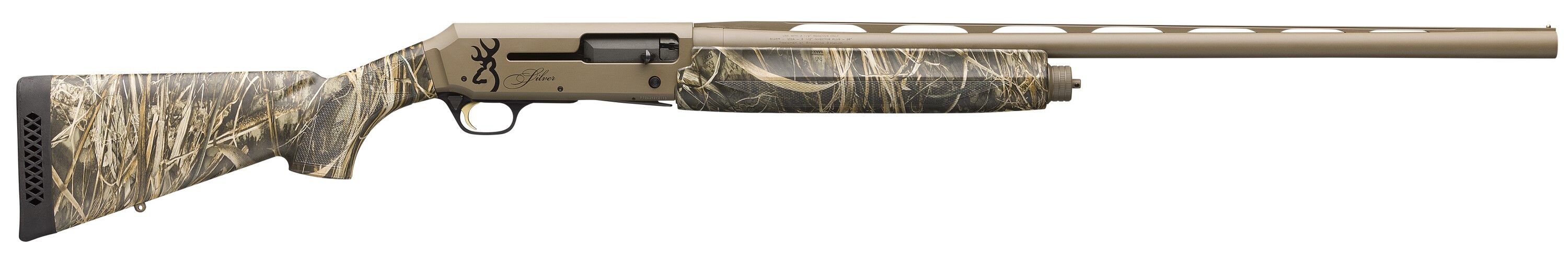 Browning Silver Field 12 Gauge 28" Realtree Max 7 Camo/FDE Semi-Auto Shotgun, 4-Rd