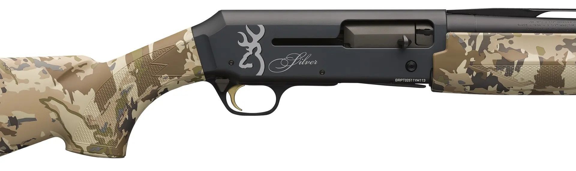 Browning Silver Field Camo 12 Gauge 28" Auric Camo Semi-Auto Shotgun, 4-Rd